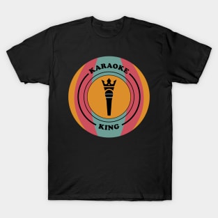 Karaoke King Loves Singing T-Shirt